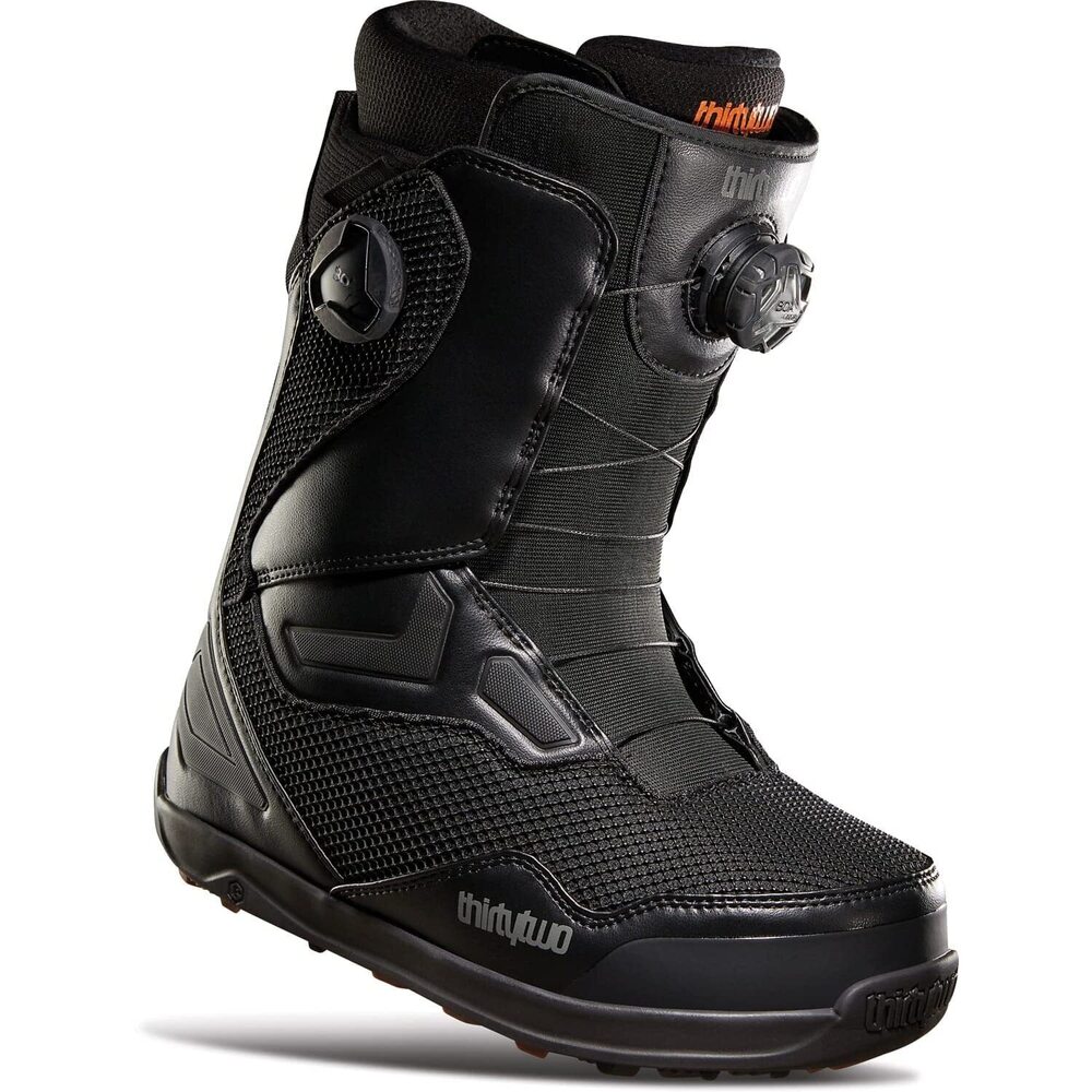 THIRTYTWO MEN'S TM-2 DOUBLE BOA WIDE SNOWBOARD BOOTS - BLACK 8 (W)